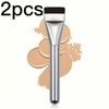 2Pcs Ultra Thin Foundation Brush, Flat Makeup Brush for Face