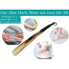 5MOONSUN5 Shoe Horn Made with Real Horn Handmade Long Grip