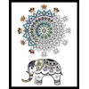 Design Works Crafts Elephant Mandala Zenbroidery Kit