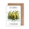 WBdesignz Birthday Card with Envelope - Holy Guacamolee It's Your