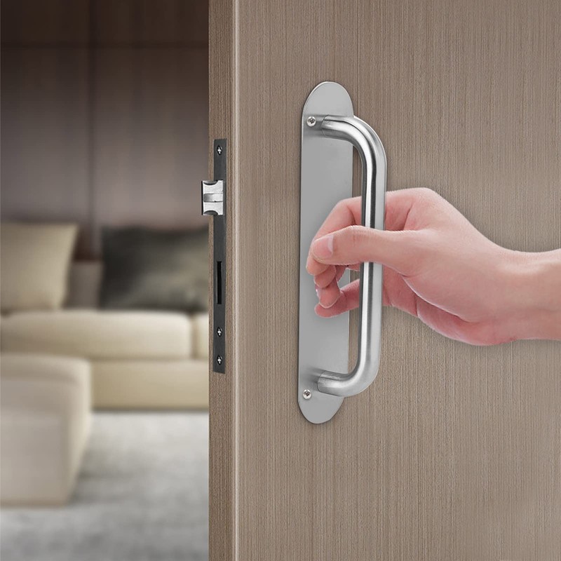Sliding Door Handle, Commercial Door Handle Pull Push Door Plate