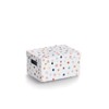 Zeller Dots 14474 Storage Box Recycled Cardboard Approx. 18 x