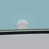 T-H Marine Flush Mount Scupper Valve Assembly - White