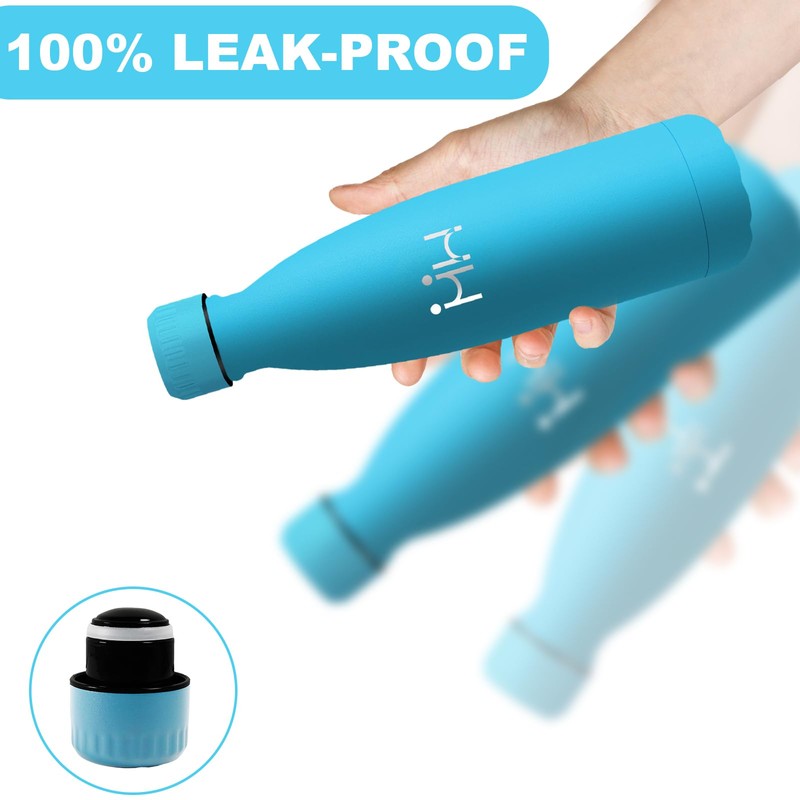 Grsta Stainless Steel Drinking Bottle, 0.5 Litres, BPA-Free, Children's Drinking