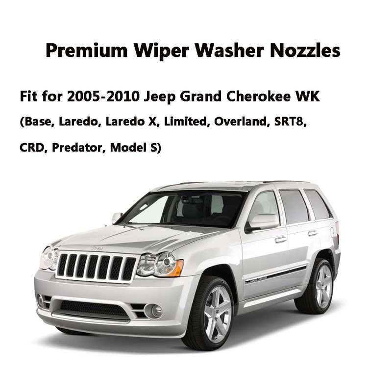 68260443AA Premium Wiper Washer Nozzles Fit for 2005-2023 Jeep Grand