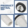 sourcing map 5Pcs Air Conditioner Drain Hose Connectors Elbow Fitting
