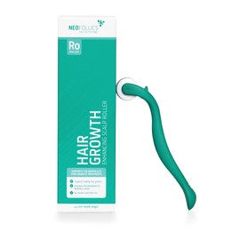 Neofollics Scalp Roller - Activates and Stimulates Hair Growth - For Thicker, Fuller and Healthier Beard - Features 540 0.3mm Microscopic Needles