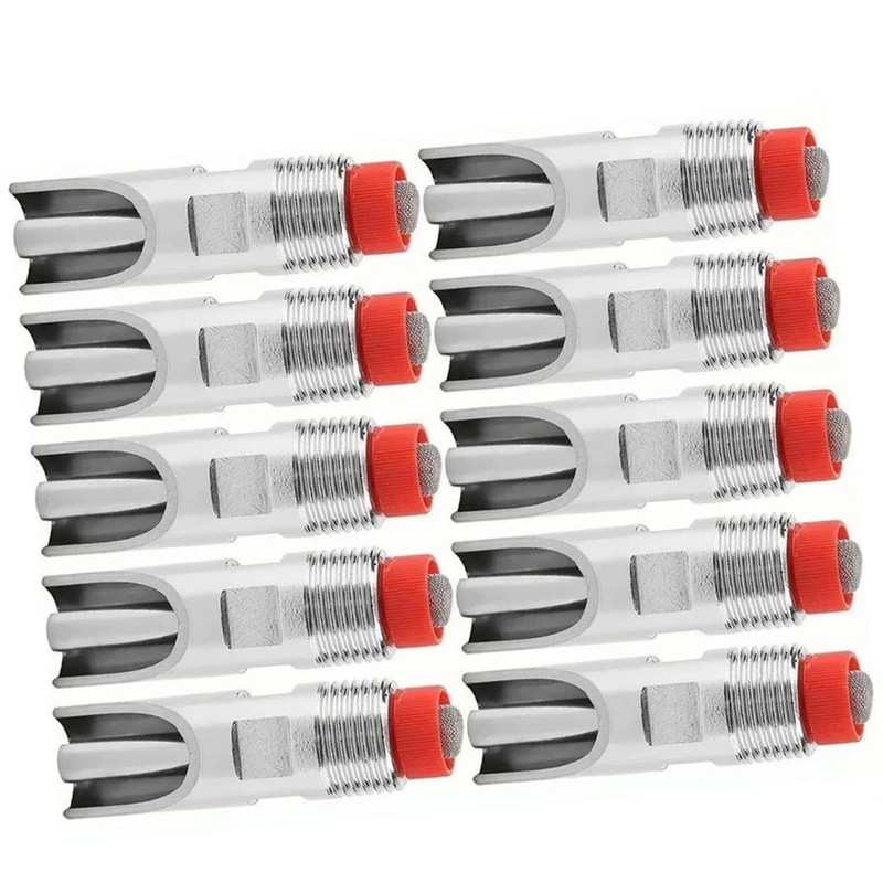 10Pcs Pig Nipple Drinkers, Prevent Leakage Nipple Drinker Feeder for