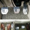 Unbranded 3PCS Universal Accelerate Clutch Brake Pedals Set Non-slip Car