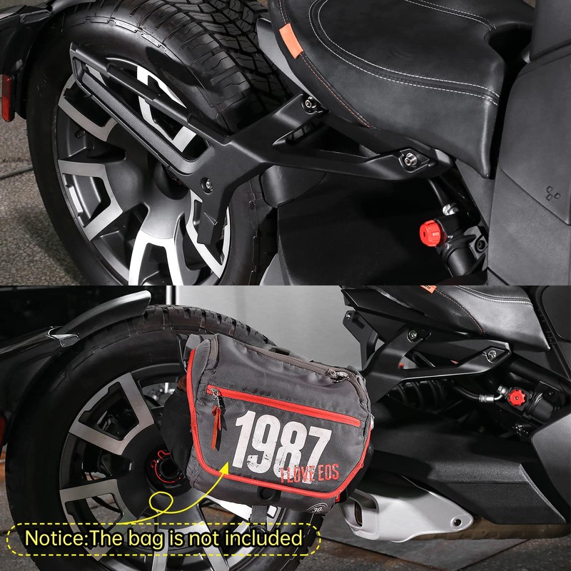 CPOWACE Aluminum Saddlebag Rack Support Brackets kit Compatible with Can-Am