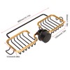 Faucet Storage Shelf Aluminum Plastic Two Containers with Towel Rod