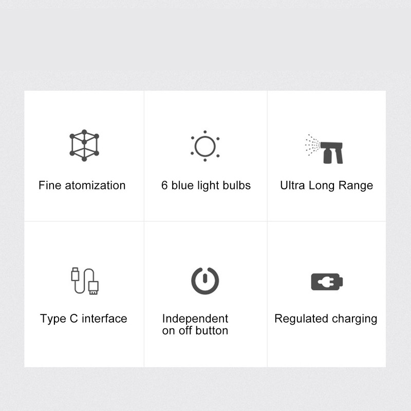 Fogger Machine 300ml Atomizer Sprayer Light Weight Handheld Atomizer Fogger
