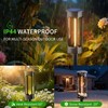 Hiromeco Solar Pathway Lights Outdoor Waterproof: Garden Lights Solar Powered
