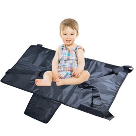 Toddler Airplane Bed, Travel Essentials for Kids, Plane Bed for Kids, Lightweight and Portable, Comfortable Sleep Solution for Flights, 28.74 * 15.75in, Black