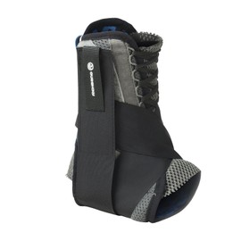 Rehband Ankle Support Bandage for Ankle Left/Right, Ankle Brace Sport for Stability and Safety, Colour: Grey, Size: XS