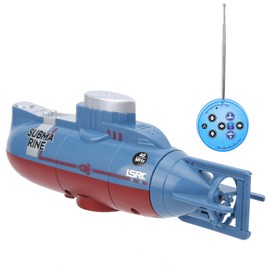 Ghzste Mini RC Submarine Toy for Aquarium Decoration, Simulated Submarine Model, 6 Channel Remote Control U Boat for Children
