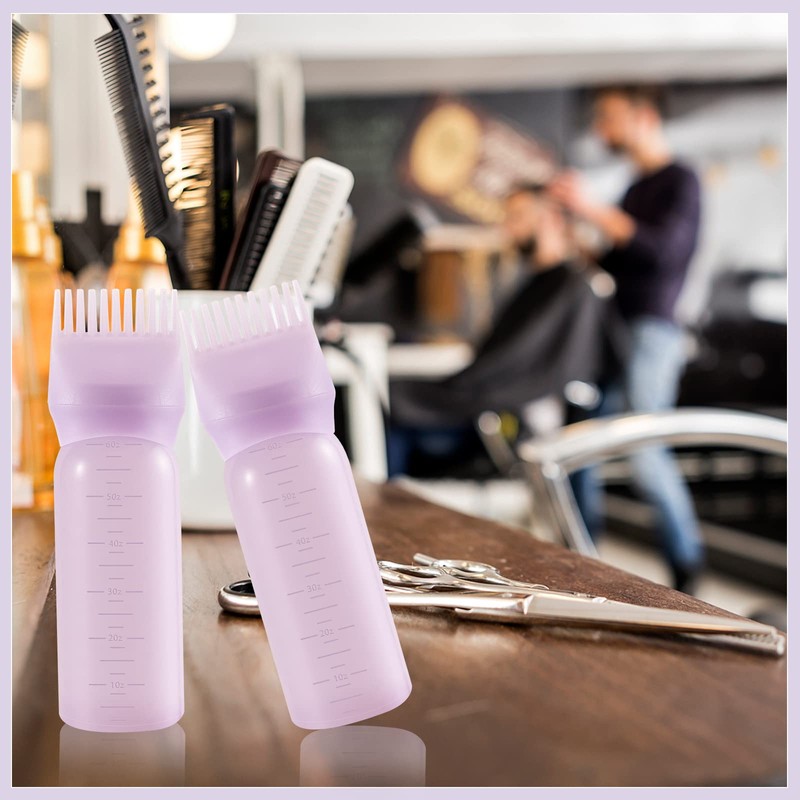 Pimoys Root Comb Applicator Bottle 6 Ounce Hair Oil Applicator