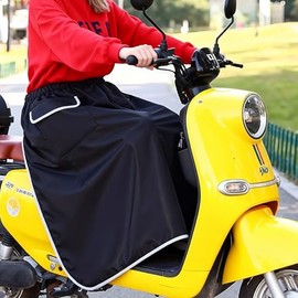 Scooter Leg Protector Universal 600D Oxford Fabric Rain and Wind Protection Leg Cover for Scooter Black