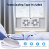 shinic Twin Window Fan, 9-Inch Blades Reversible Airflow, Thermostat Control,