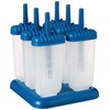 Tovolo Groovy Popsicle Molds (Set of 6) - Mess-Free Plastic
