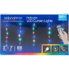 Enbrighten Multi-Color LED Curtain String Lights 3' x 7' Tall