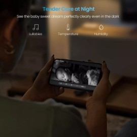ieGeek 5" Baby Monitor,WiFi Video Baby Camera,2 Way Audio,App Control,Lullab