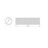 Diameter 120 mm Length 1.5 m White Aluminium Flexible Tube