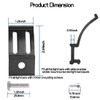 LEDOPPO LED Light Bar Mounting Brackets Kit - 2PCS Bottom