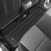 BDK Motor Trend SteamLine Complementary Rubber Rear Floor Mats Liners,