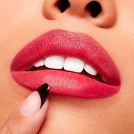 Labial Mac Powder Kiss Velvet Blur Slim Stick Color Wild Sumac                                                                                        