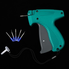 2006 Pieces Clothing Price Tags with Gun Set, Including Garment Price Tag Attacher with 5 Steel Needles 500 Clothing Label Tags and 1500 Plastic Fasteners Barbs (Novel Style)