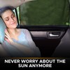 EcoNour Magnetic Car Side Window Sunshade (4 Pack) | Baby