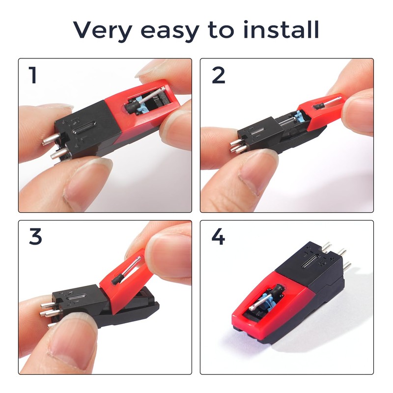 VINYLS LINK 2-Pack Record Player Needle Replacement, Compatible with Jenson