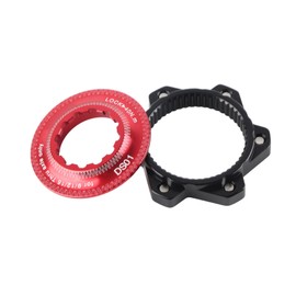 Yosoo Health Gear Center Lock to 6 Bolt Adapter, Bicycle Center Lock Adapter 6 Bolts Aluminium Alloy Centerlock Adaptor Bike Disc Brake Rotor Adapter Set Bicycle Accessory