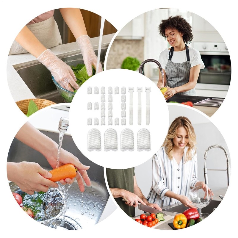 Tap Filter Cotton Sleeve – Faucet Mesh Protector, Sink Water