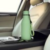flintronic 550 ml Drinking Bottle with Strap, Matcha Green