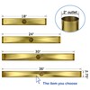 Bernkot Linear Shower Drain 36", Brushed Gold Floor Drain with