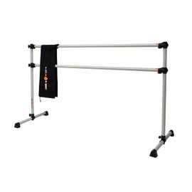 Vita Vibe - Prodigy Series Portable Double Ballet Barre with Bag - Freestanding Stretch/Dance Bar USA Made 4 FT - 5 FT