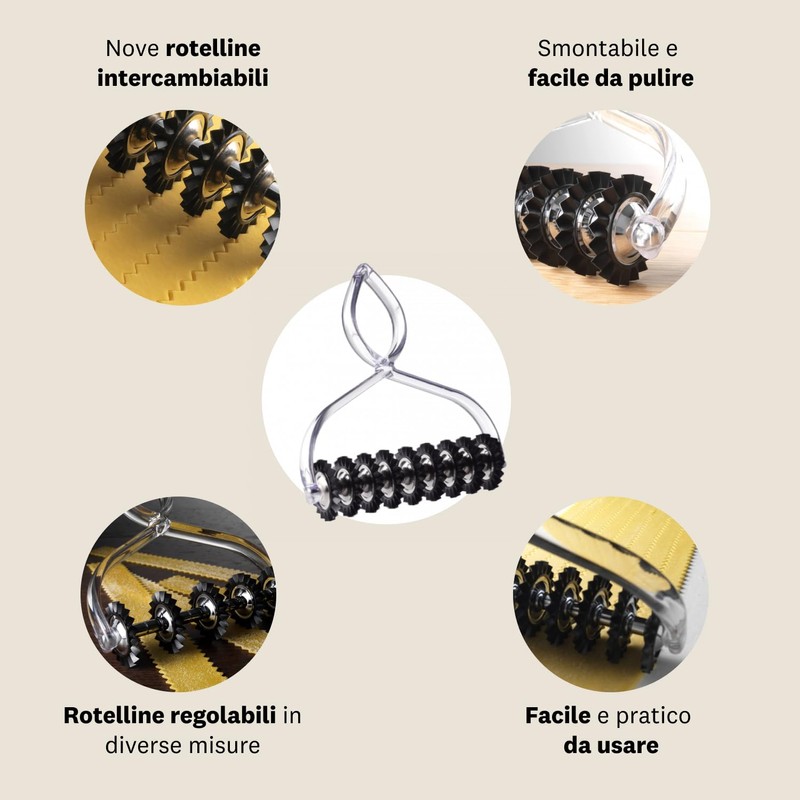 Marcato Bike, 9 changeable Wheels, Clear