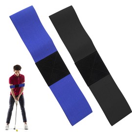 Golf Swing Training Aid Arm Band, 2Pcs Golf Swing Trainer Value Pack, Golf Training Aids for Posture Correction and Alignment, Golf Training Belt for Golf Beginners Men Women