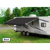Shade Pro 11' Solid Black, RV Awning Replacement fabric canopy (Fabric:10'2")