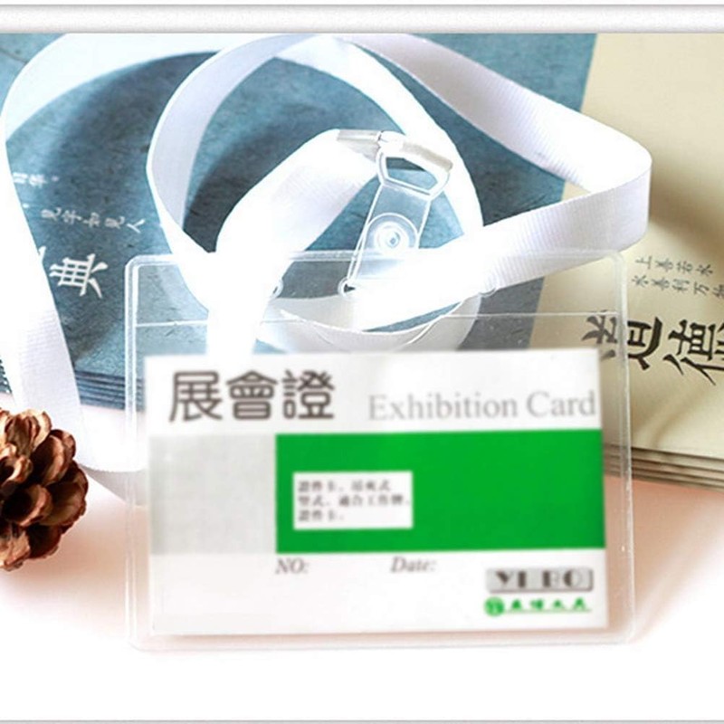 JUTOSU ID Card Holder, Employee ID Card Case, Card Protector,