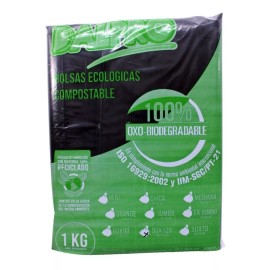 Dalpro Bolsa Negra Para Basura 90x120cm Oxobiodegradable 1kg