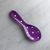 City to Cottage Purple and White Polka Dot Handmade Hand