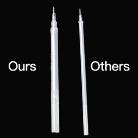 Ninnyi 3PCS White Gel Pens for Art, White Ink Pen for Black Paper Sketching Drawing Writing