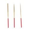 Takagi Titanium Coated Diamond File, 5.5 inches (140 mm), Set