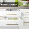 goldenwarm 1 Piece Gold Cabinet Drawer Pulls Kitchen Hardware LS201GD76