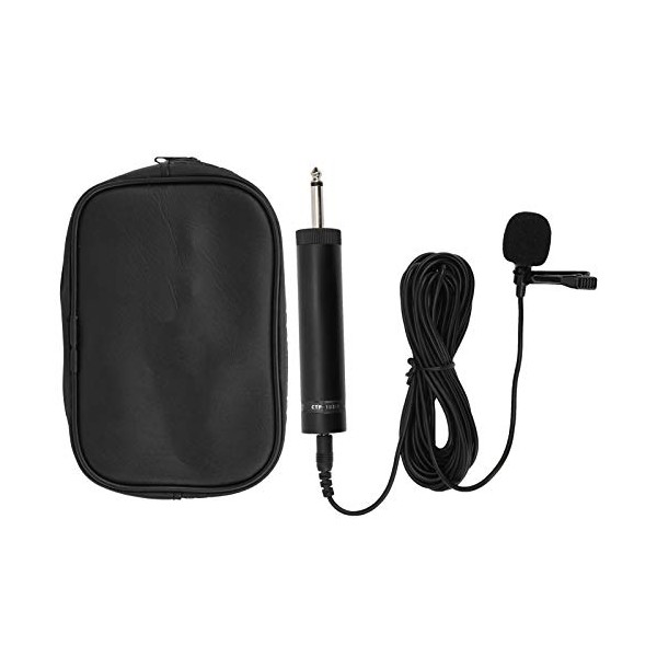 Lavalier Microphone, Omnidirectional Capacitor Lapel Mic Professional Lapel Microphone Musical