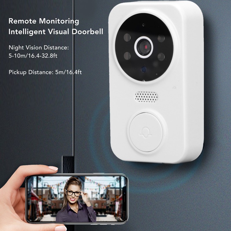 Video Doorbell Camera 1080P Smart Night Vision 2 Way Voice