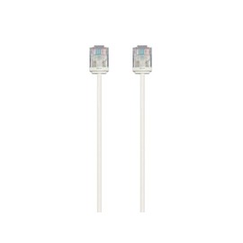 Monoprice Cat6 Ethernet Patch Cable - Snagless, 550MHz, UTP, 32AWG, 1 Feet, White - Micro SlimRun Series